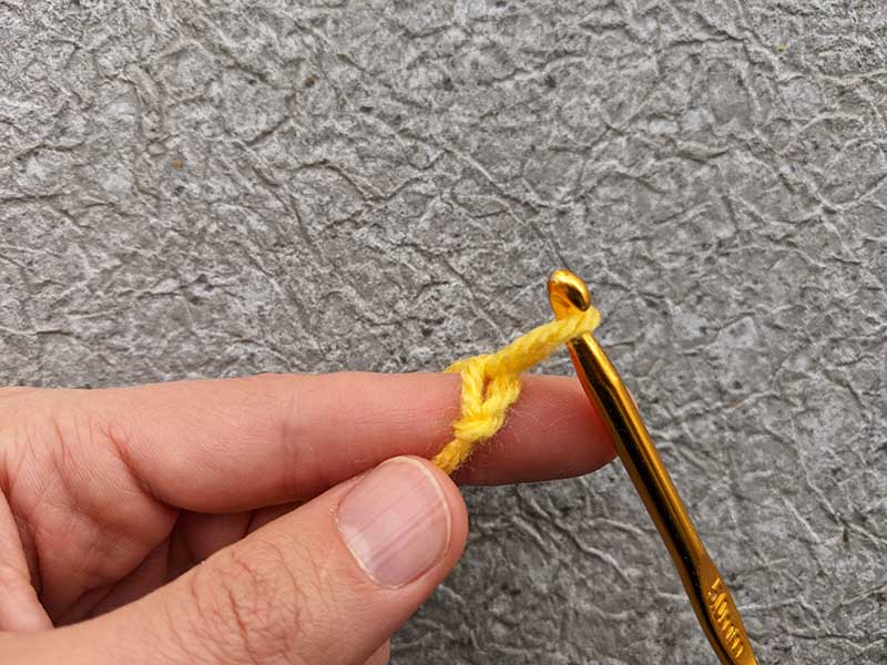 crochet jasmine stitch - step 2