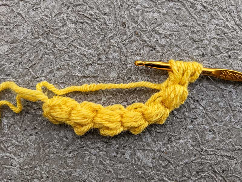 crochet jasmine stitch - step 20