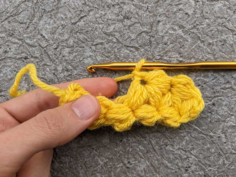 crochet jasmine stitch - step 27