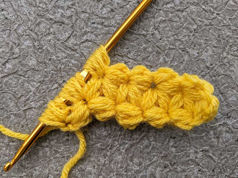 crochet jasmine stitch - step 28