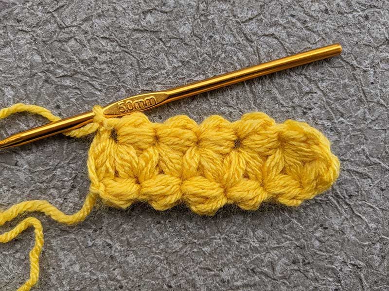 crochet jasmine stitch - step 29