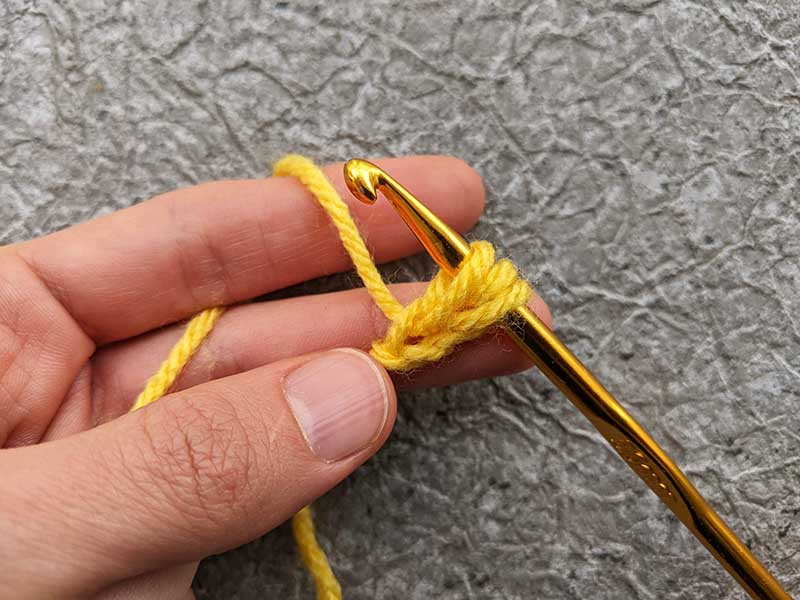 crochet jasmine stitch - step 3