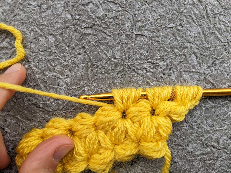 crochet jasmine stitch - step 32