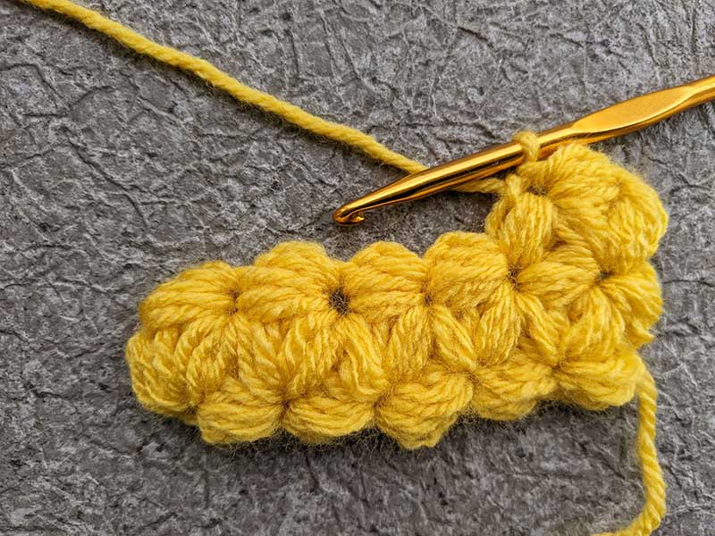 crochet jasmine stitch - step 33