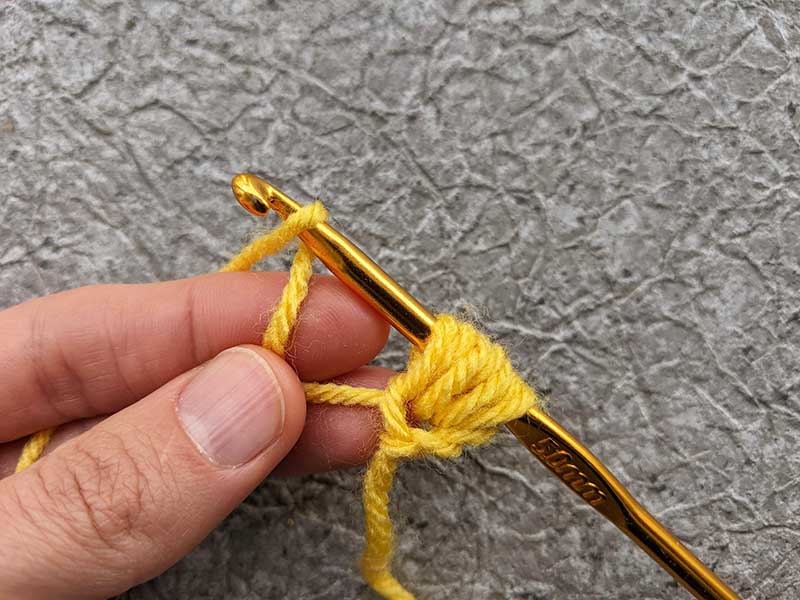 crochet jasmine stitch - step 5