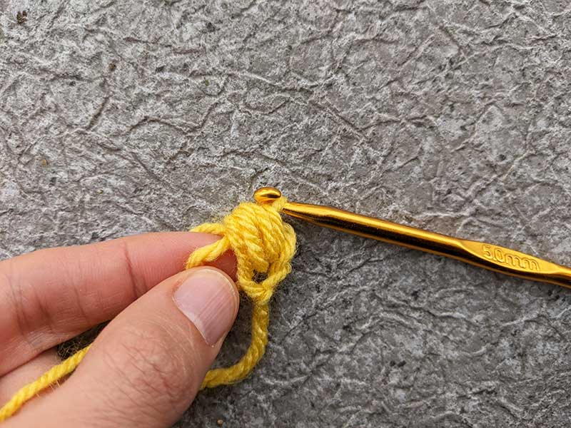 crochet jasmine stitch - step 6