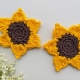 crochet sunflower head pattern