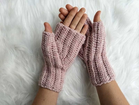 crochet wrist warmers pattern