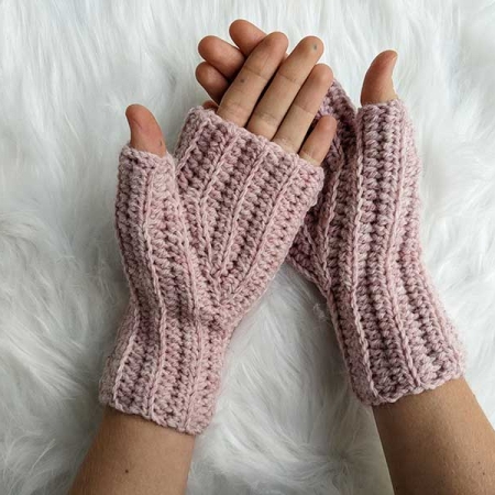 crochet wrist warmers pattern