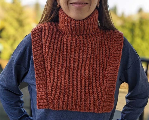 turtleneck dickey crochet pattern
