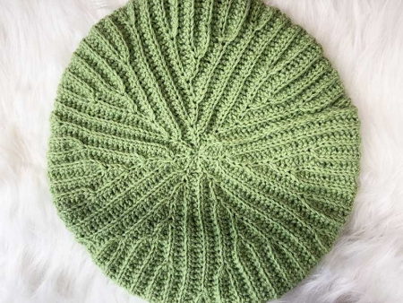 crochet french beret pattern