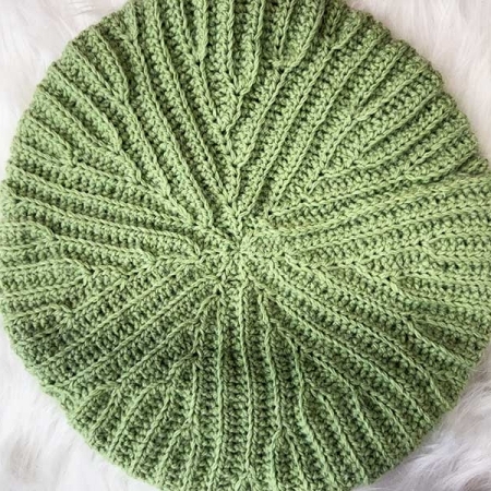 crochet french beret pattern