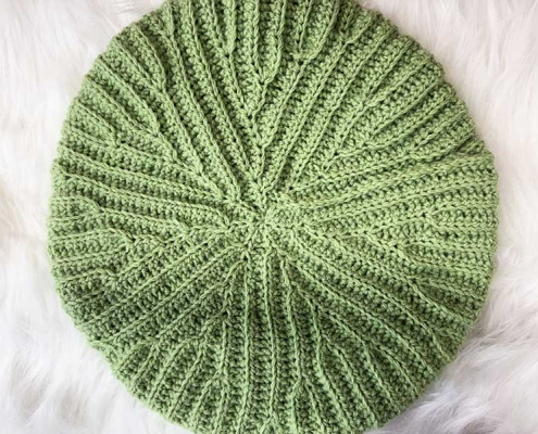 crochet french beret pattern
