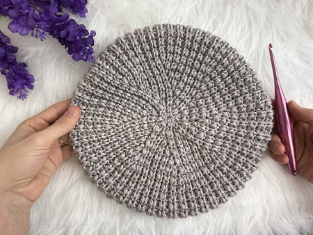 crochet classic beret pattern