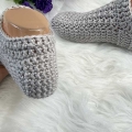 everyday crochet slippers - backside view